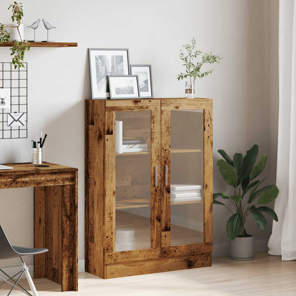 vidaXL Szafka na książki, stare drewno, 82,5x30,5x115 cm