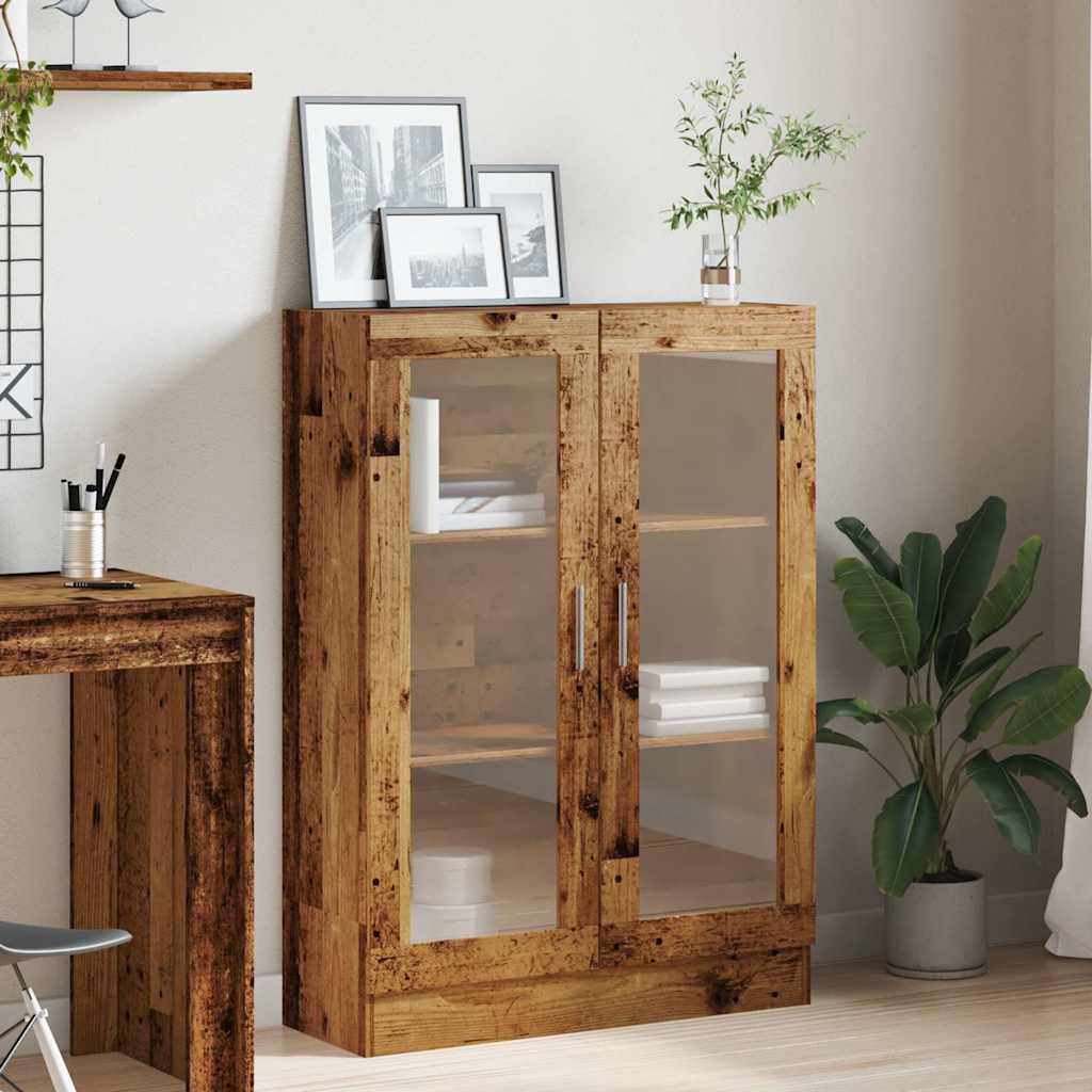 vidaXL Szafka na książki, stare drewno, 82,5x30,5x115 cm