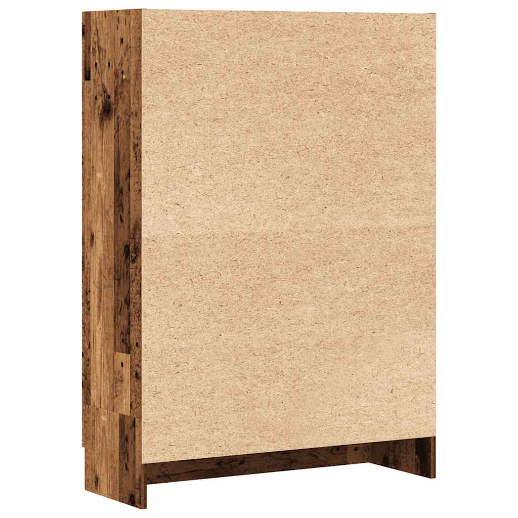 vidaXL Szafka na książki, stare drewno, 82,5x30,5x115 cm