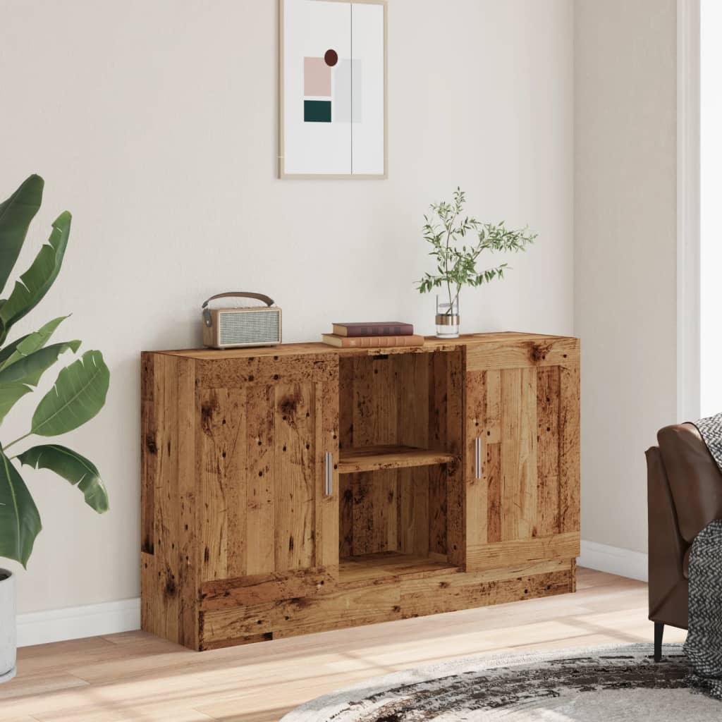 vidaXL Szafka, stare drewno, 120x30,5x70 cm, materiał drewnopochodny