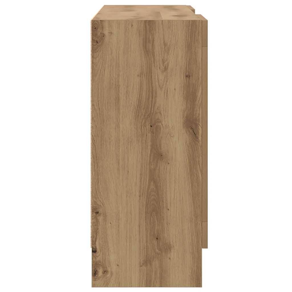 vidaXL Szafka, dąb artisan, 120x30,5x70 cm, materiał drewnopochodny