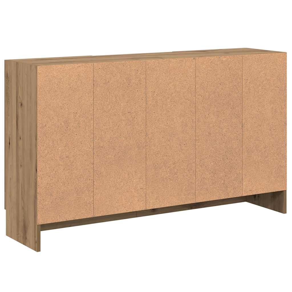 vidaXL Szafka, dąb artisan, 120x30,5x70 cm, materiał drewnopochodny