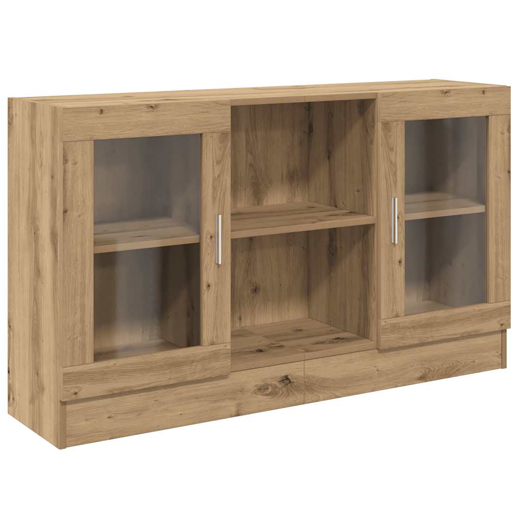 vidaXL Szafka, dąb artisan, 120x30,5x70 cm, materiał drewnopochodny