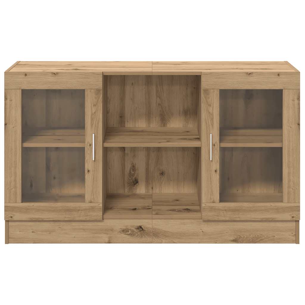 vidaXL Szafka, dąb artisan, 120x30,5x70 cm, materiał drewnopochodny