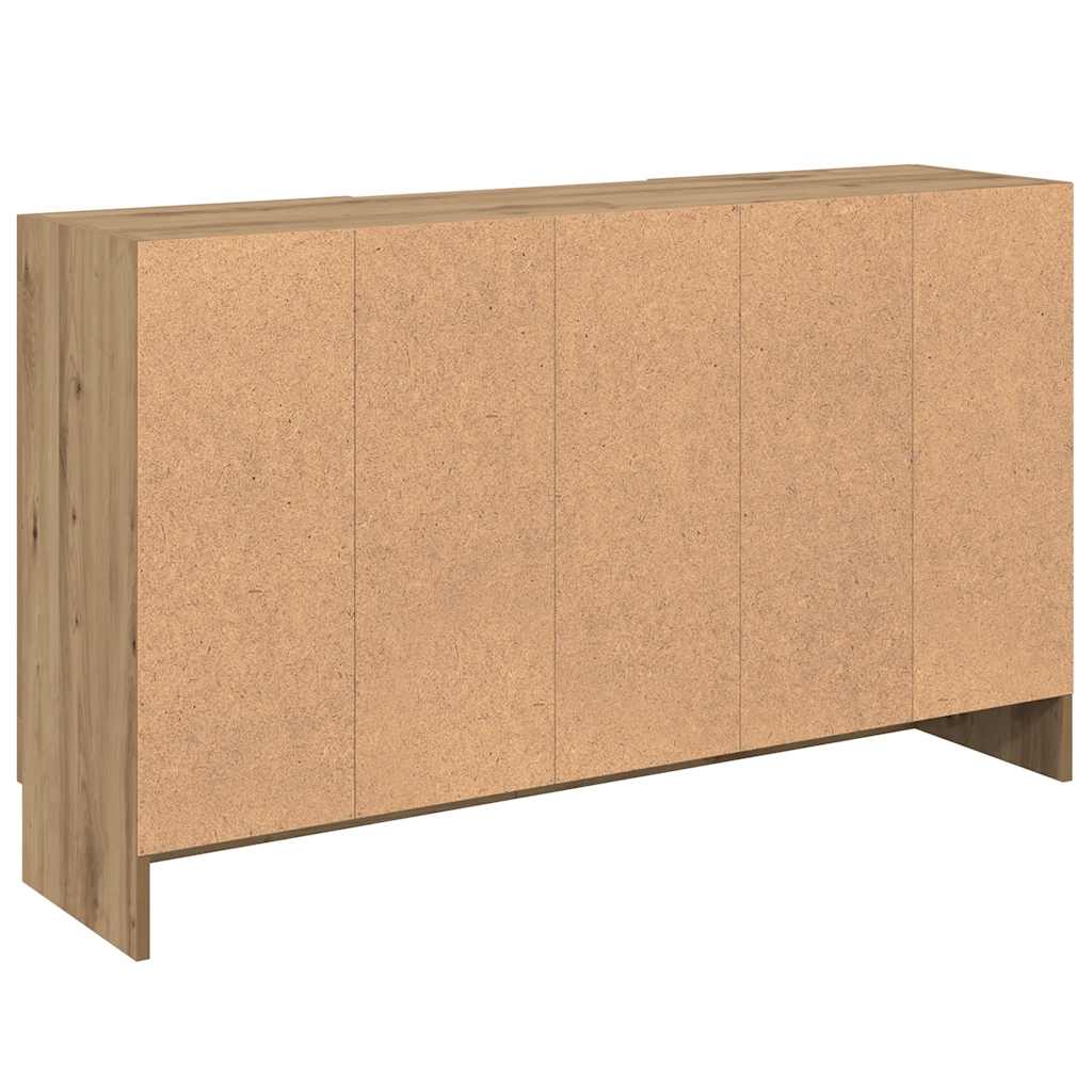 vidaXL Szafka, dąb artisan, 120x30,5x70 cm, materiał drewnopochodny