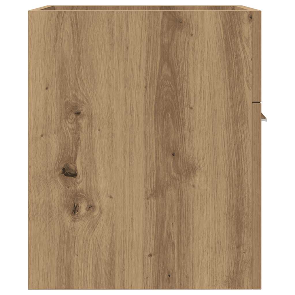 vidaXL Szafka pod umywalkę, dąb artisan, 41x38,5x46 cm