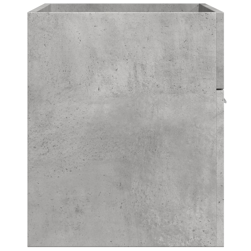 vidaXL Szafka pod umywalkę, szarość betonu, 80x38,5x46 cm, płyta