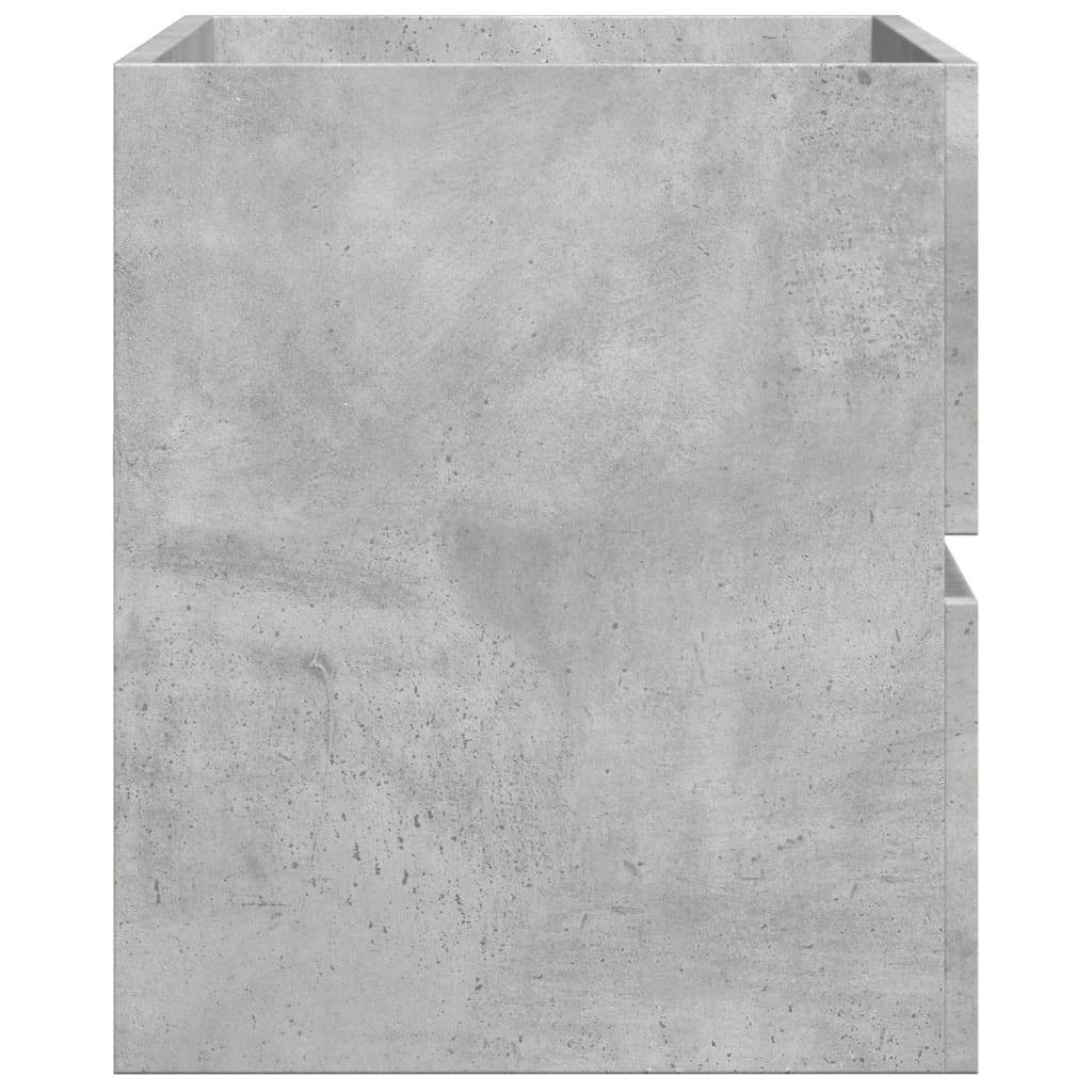 vidaXL Szafka pod umywalkę, szarość betonu, 90x38,5x45 cm, płyta