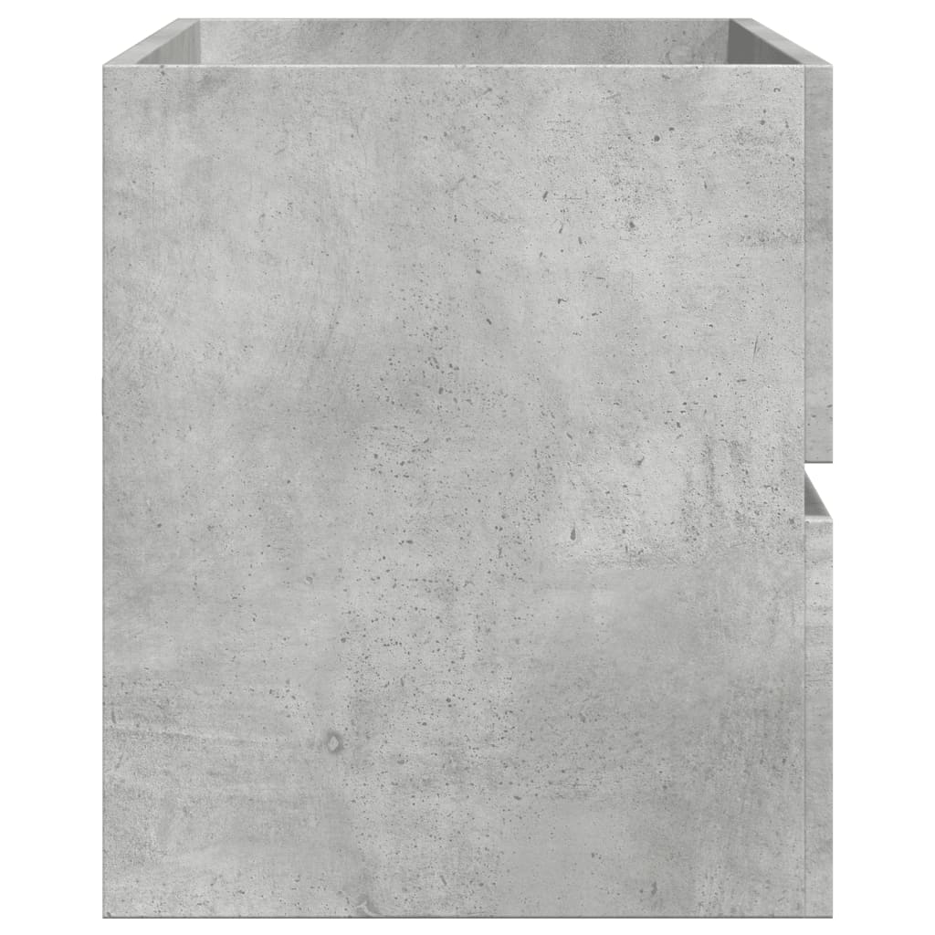 vidaXL Szafka pod umywalkę, szarość betonu, 100x38,5x45 cm, płyta