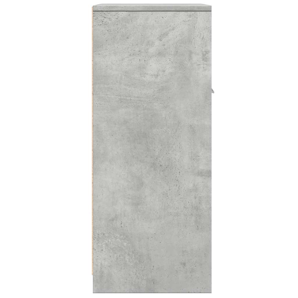 vidaXL Szafka łazienkowa, szarość betonu, 60x33x80 cm, płyta wiórowa