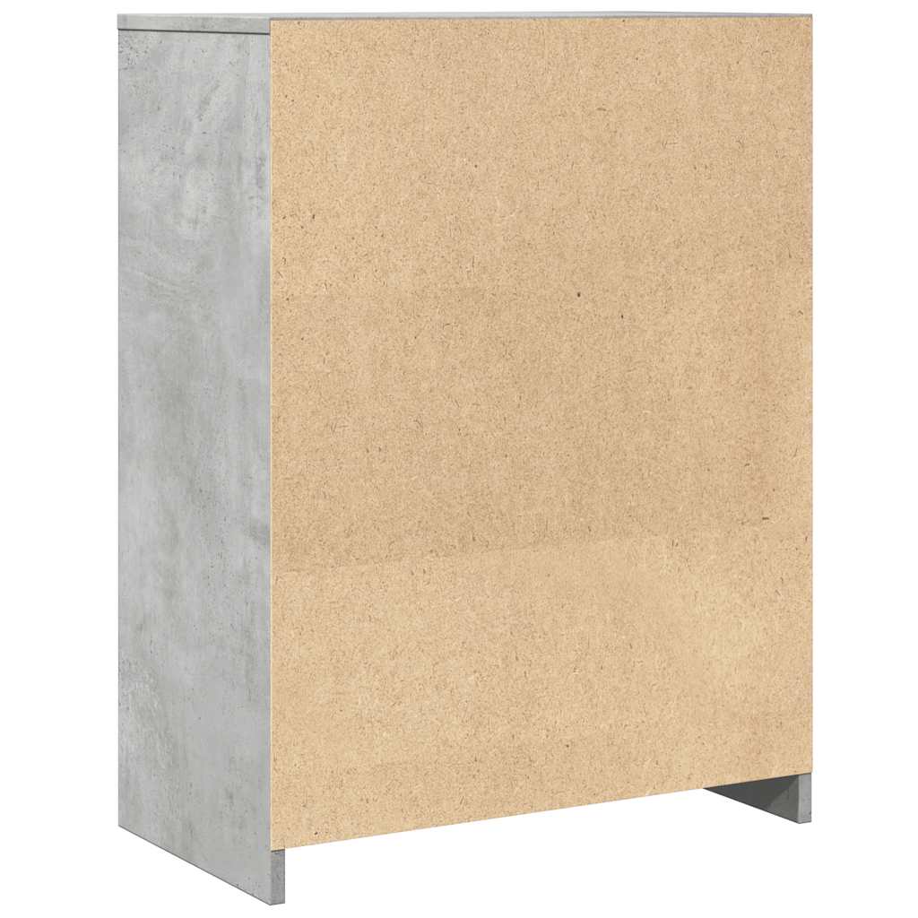 vidaXL Szafka łazienkowa, szarość betonu, 60x33x80 cm, płyta wiórowa