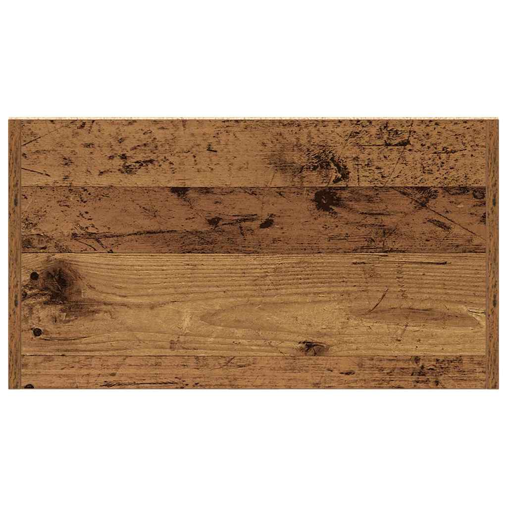 vidaXL Szafka łazienkowa, stare drewno, 60x33x80 cm
