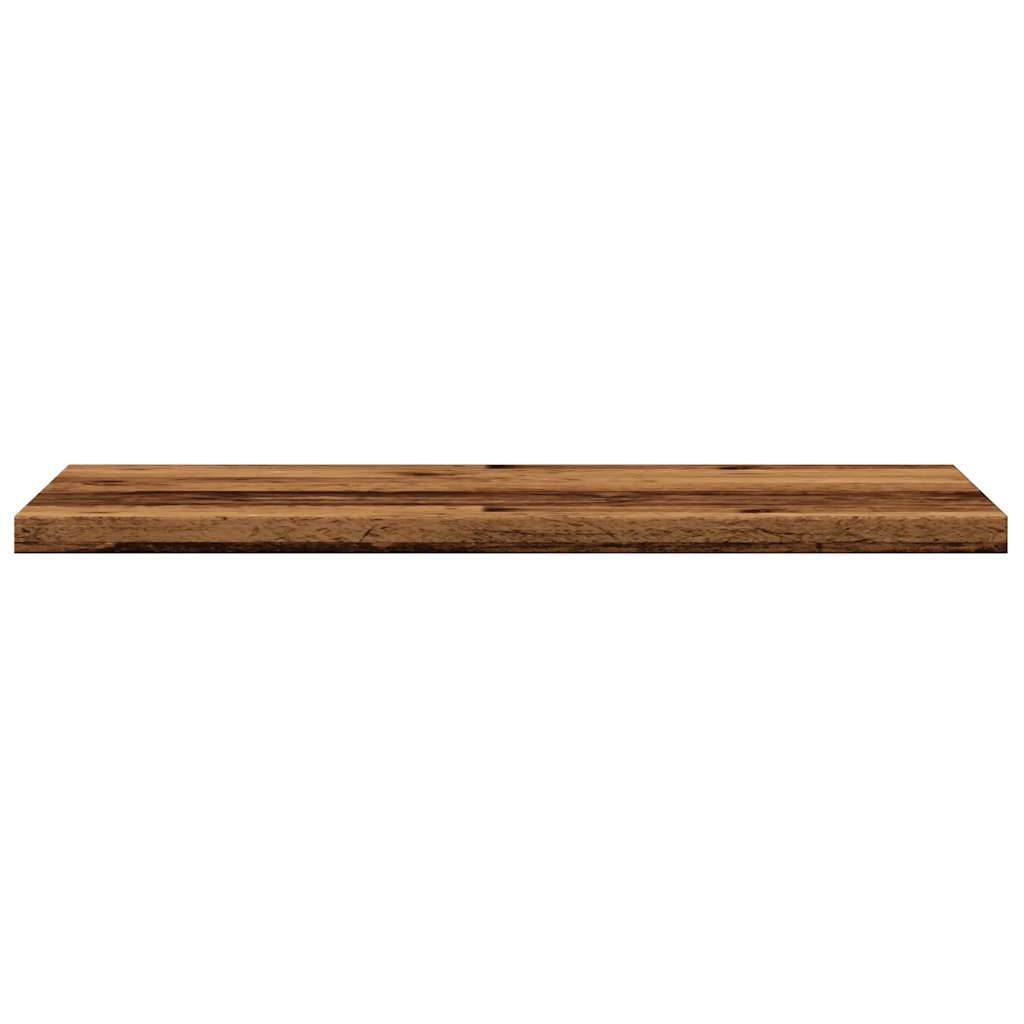 vidaXL Półki na książki, 4 szt., stare drewno, 40x30x1,5 cm