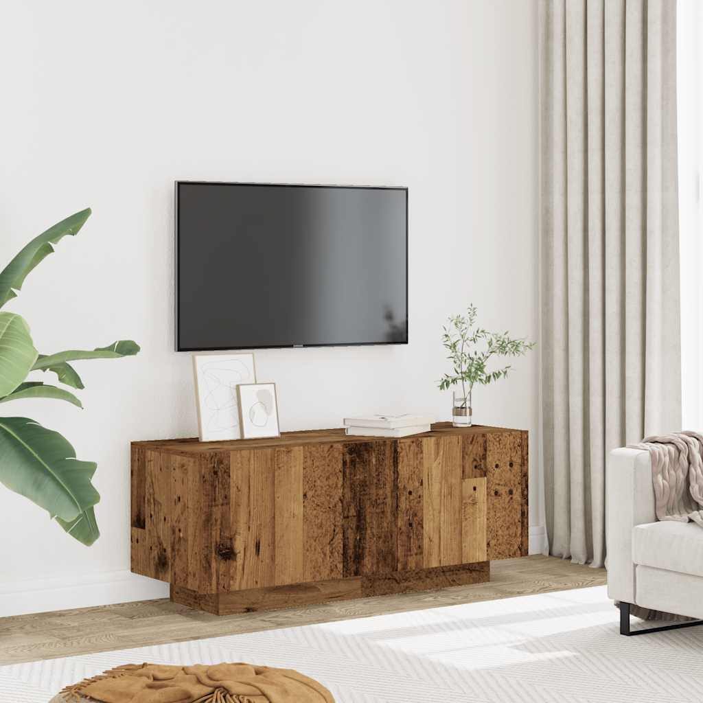 vidaXL Szafka pod TV, stare drewno, 100x35x40 cm