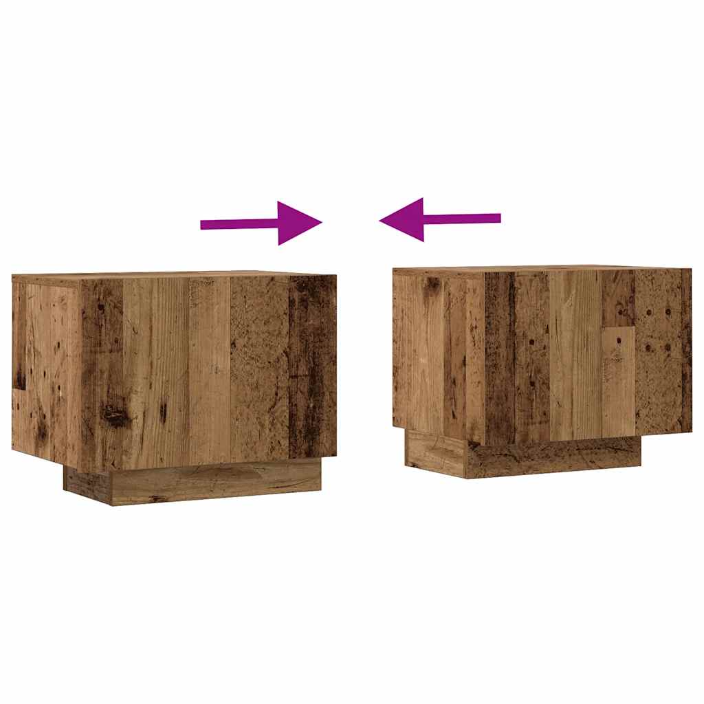 vidaXL Szafka pod TV, stare drewno, 100x35x40 cm