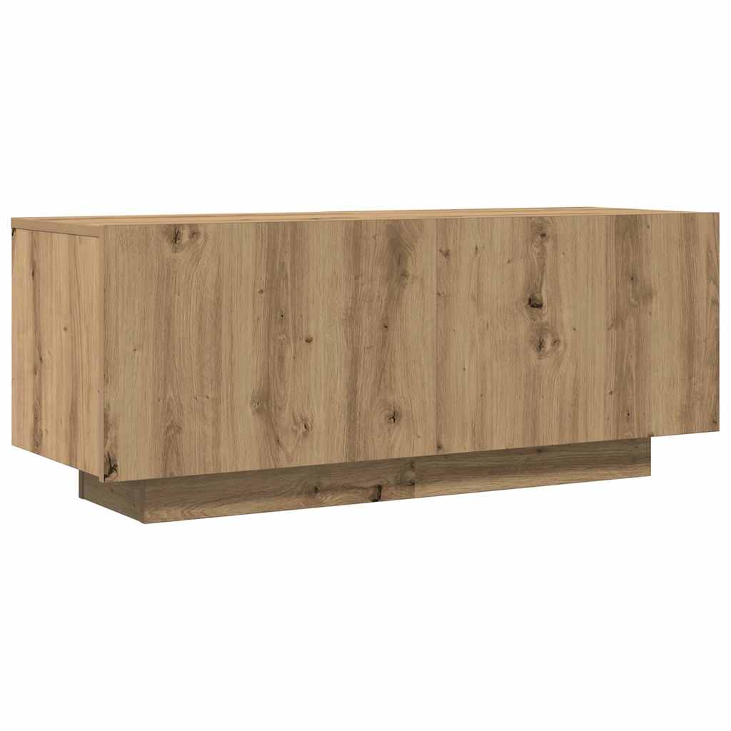vidaXL Szafka TV, dąb artisan, 100x35x40 cm, materiał drewnopochodny