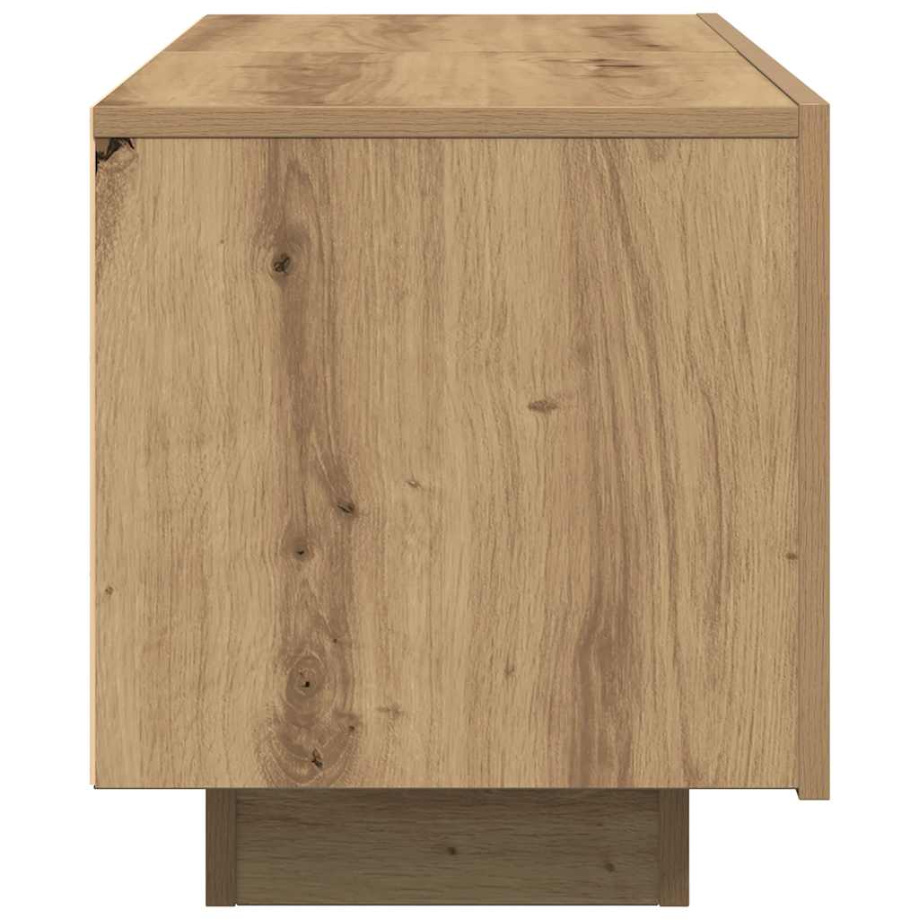 vidaXL Szafka TV, dąb artisan, 100x35x40 cm, materiał drewnopochodny