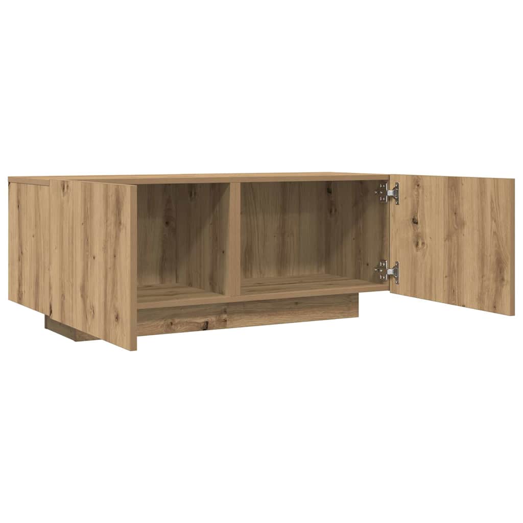 vidaXL Szafka TV, dąb artisan, 100x35x40 cm, materiał drewnopochodny