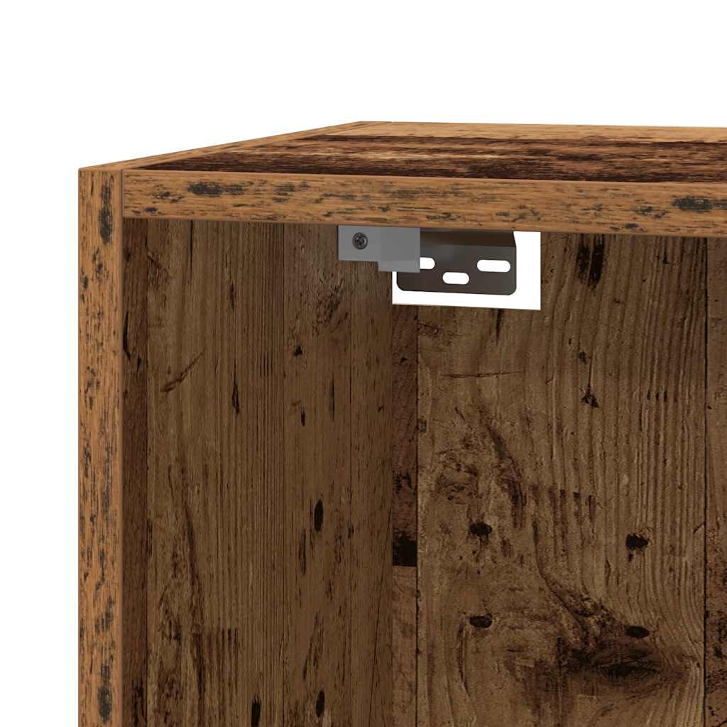vidaXL Szafka TV, stare drewno, 30,5x30x110 cm, płyta wiórowa