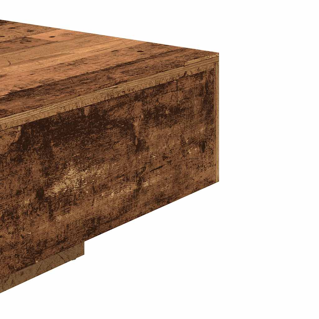 vidaXL Stolik kawowy, stare drewno, 85x55x31, materiał drewnopochodny