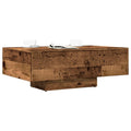 vidaXL Stolik kawowy, stare drewno, 85x55x31, materiał drewnopochodny