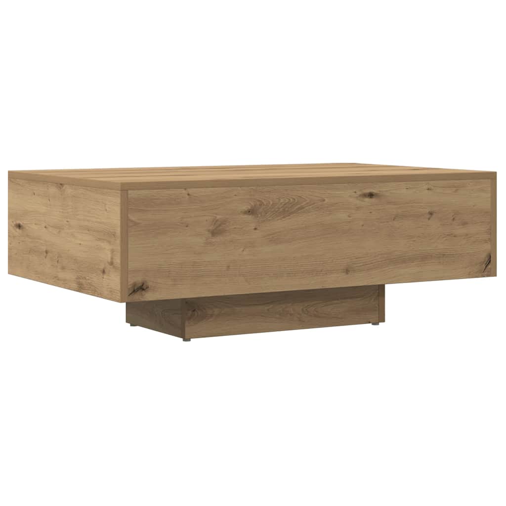 vidaXL Stolik kawowy, dąb artisan 85x55x31 cm, materiał drewnopochodny