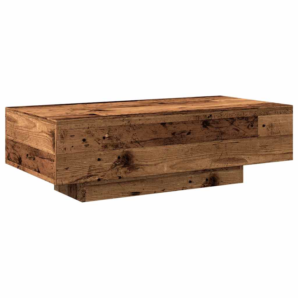 vidaXL Stolik kawowy, stare drewno, 100x49,5x31 cm