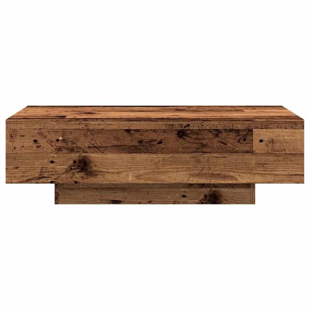 vidaXL Stolik kawowy, stare drewno, 100x49,5x31 cm