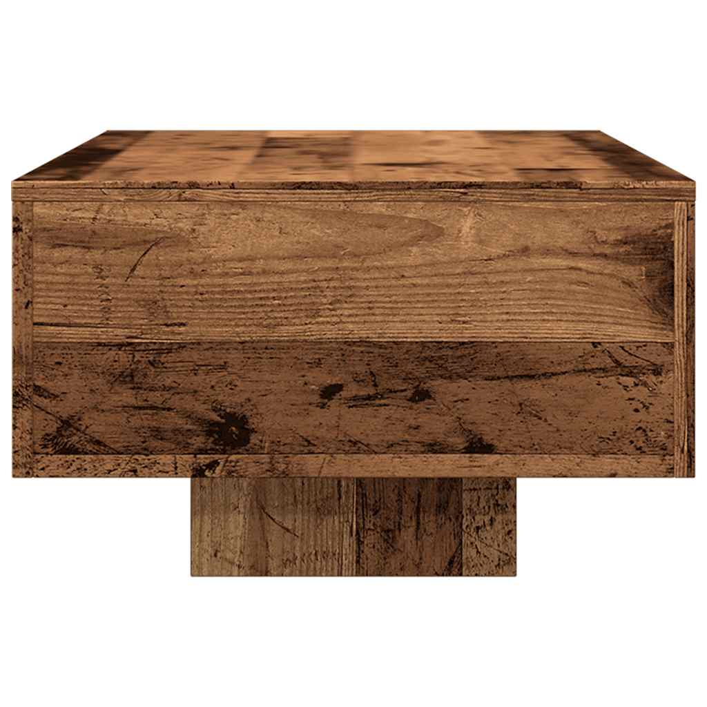 vidaXL Stolik kawowy, stare drewno, 100x49,5x31 cm