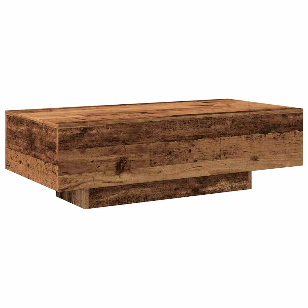 vidaXL Stolik kawowy, stare drewno, 100x49,5x31 cm