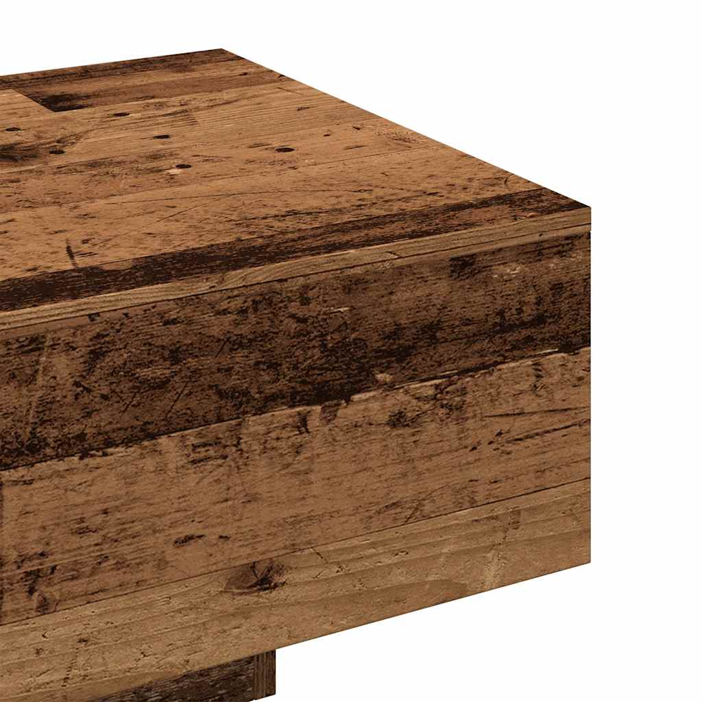 vidaXL Stolik kawowy, stare drewno, 100x49,5x31 cm
