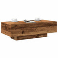 vidaXL Stolik kawowy, stare drewno, 100x49,5x31 cm