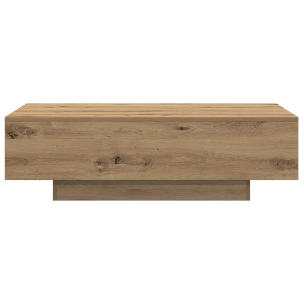 vidaXL Stolik kawowy, dąb artisan, 100x49,5x31 cm