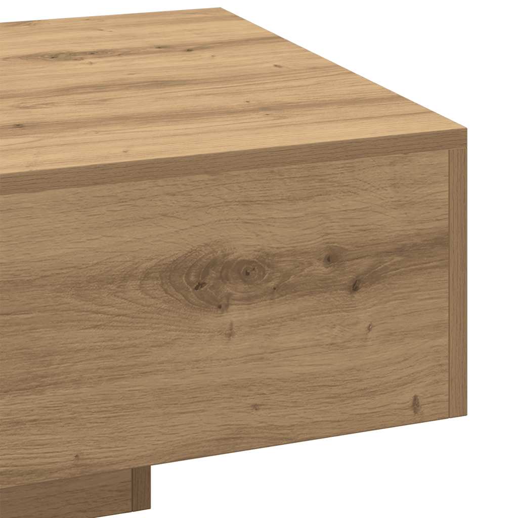vidaXL Stolik kawowy, dąb artisan, 100x49,5x31 cm