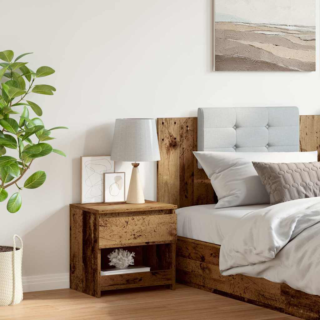 vidaXL Szafka nocna Stare drewno 40x30x39 cm Drewno klejone