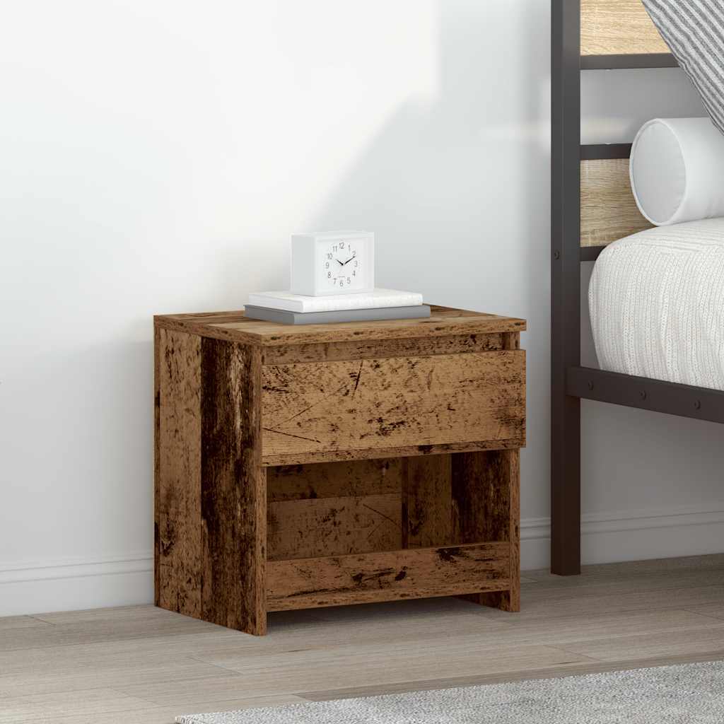vidaXL Szafka nocna Stare drewno 40x30x39 cm Drewno klejone