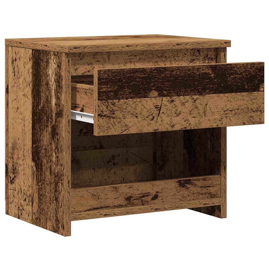 vidaXL Szafki nocne 2 szt. Stare drewno 40x30x39 cm Drewno klejone