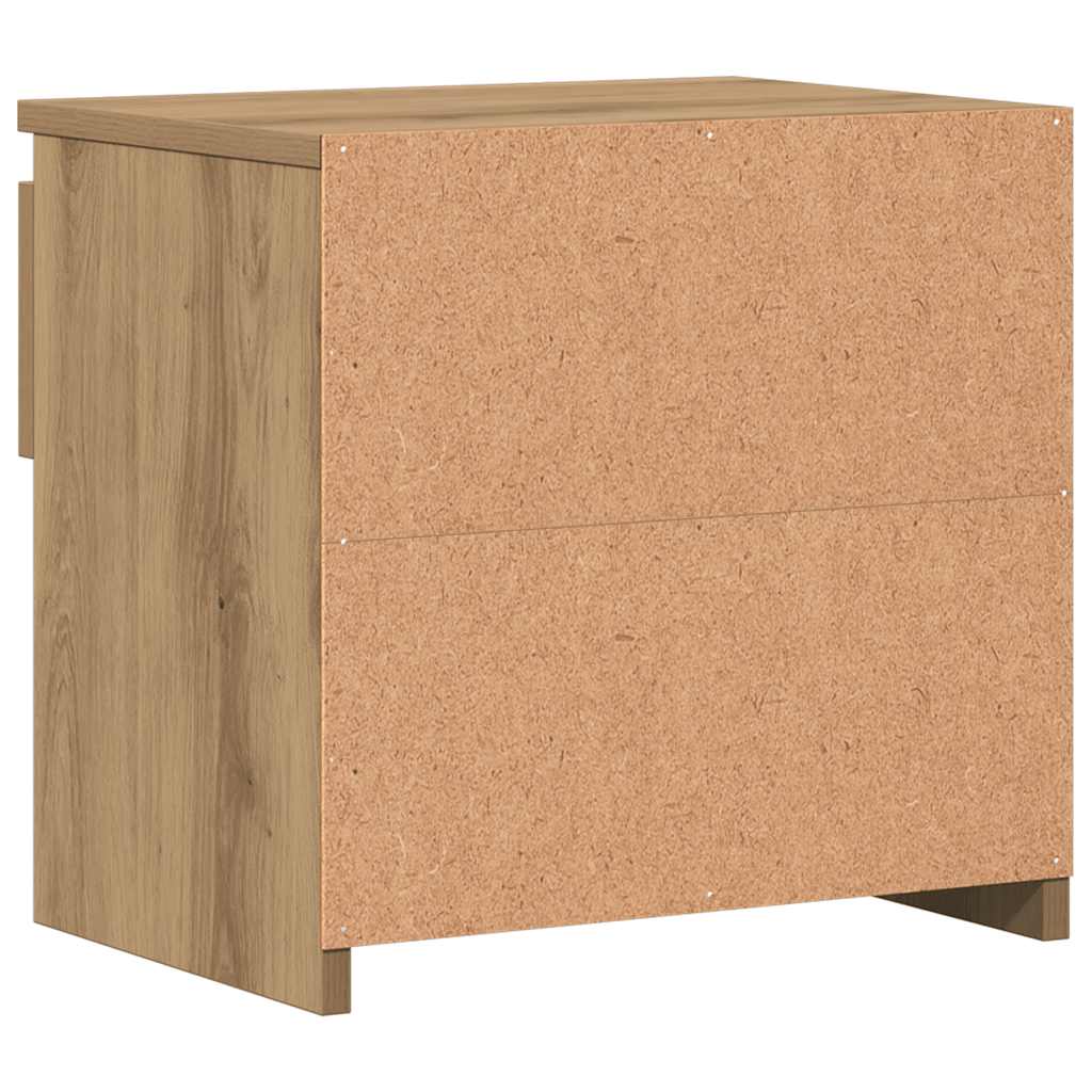 vidaXL Szafka nocna Artisan Oak 40x30x39 cm Drewno klejone