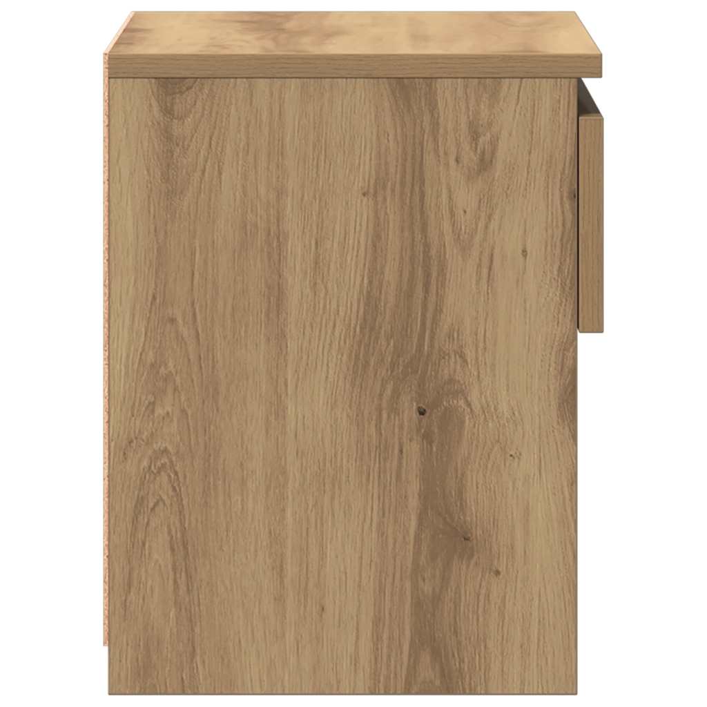 vidaXL Szafki nocne 2 szt. Dąb rzemieślniczy 40x30x39cm Drewno klejone