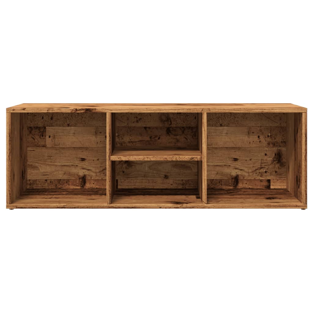vidaXL Ławka na buty, kolor starego drewna, 105x35x35 cm