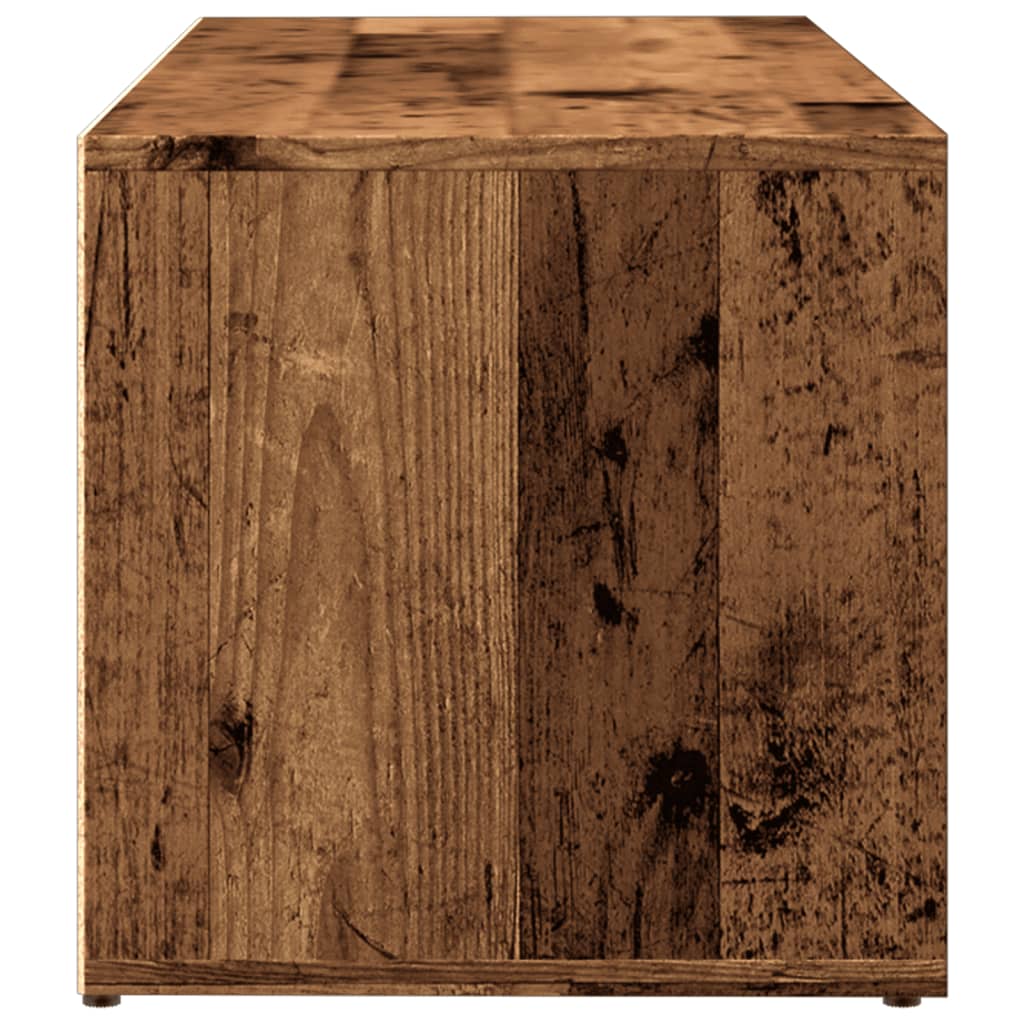 vidaXL Ławka na buty, kolor starego drewna, 105x35x35 cm