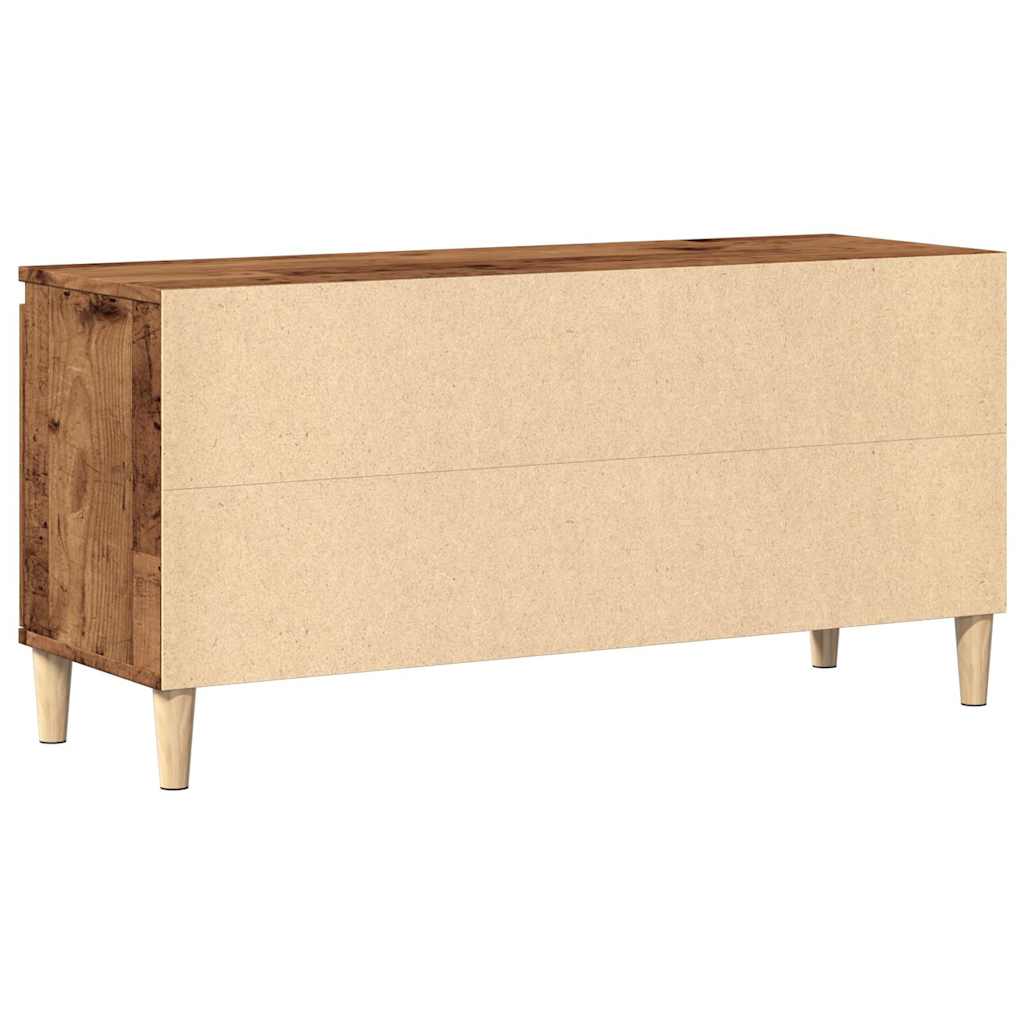 vidaXL Szafka pod TV, stare drewno, 102x35x50 cm