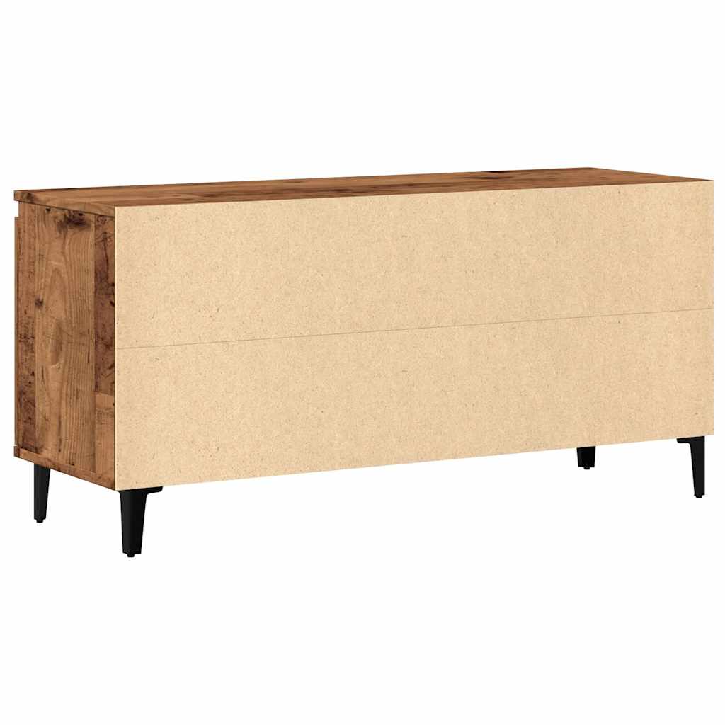 vidaXL Szafka pod TV, stare drewno, 102x35x50 cm