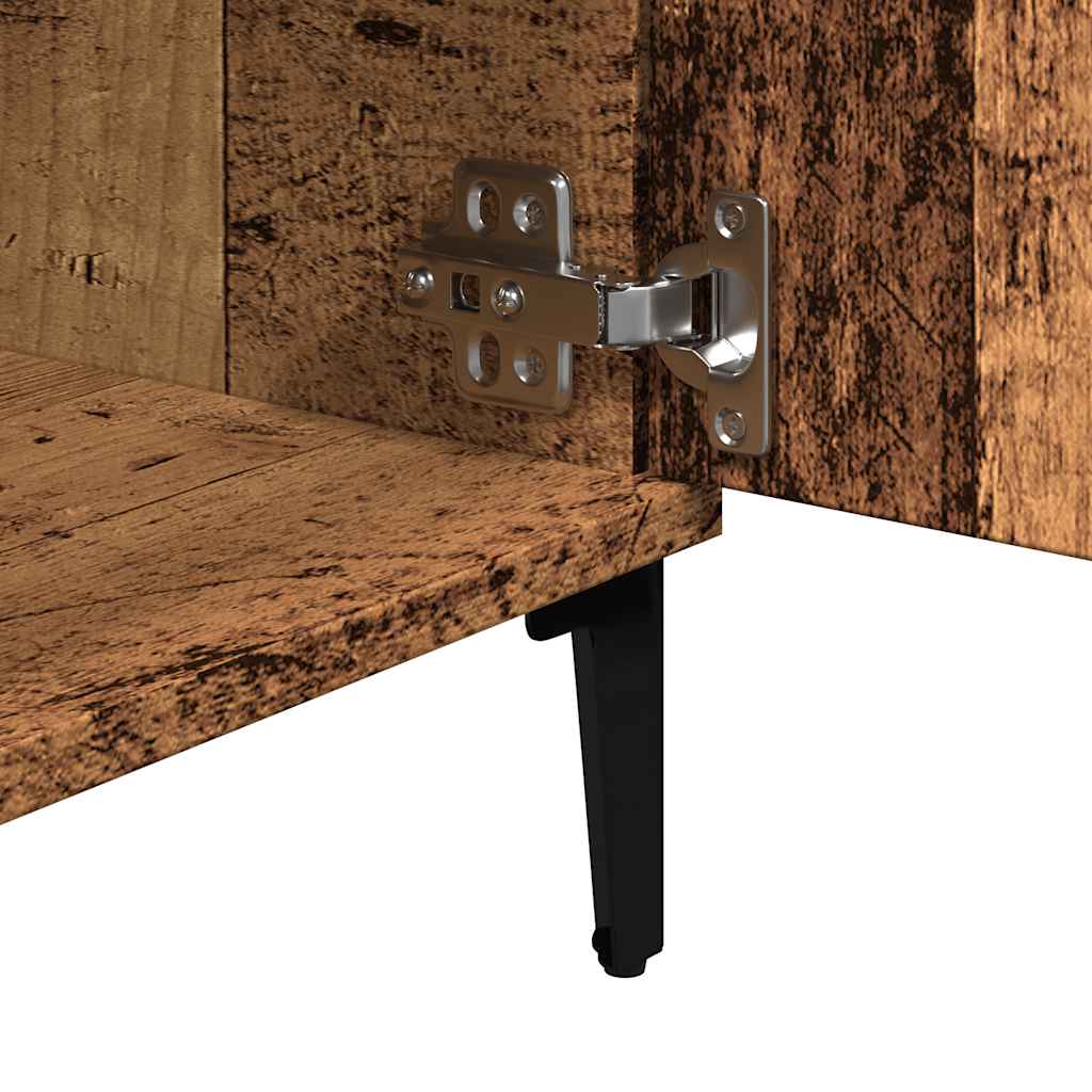 vidaXL Szafka pod TV, stare drewno, 102x35x50 cm