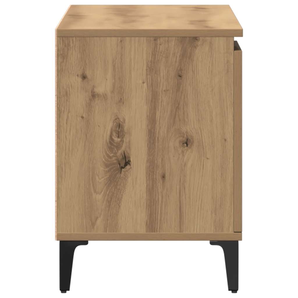 vidaXL Szafka TV, dąb artisan, 102x35x50 cm, materiał drewnopochodny