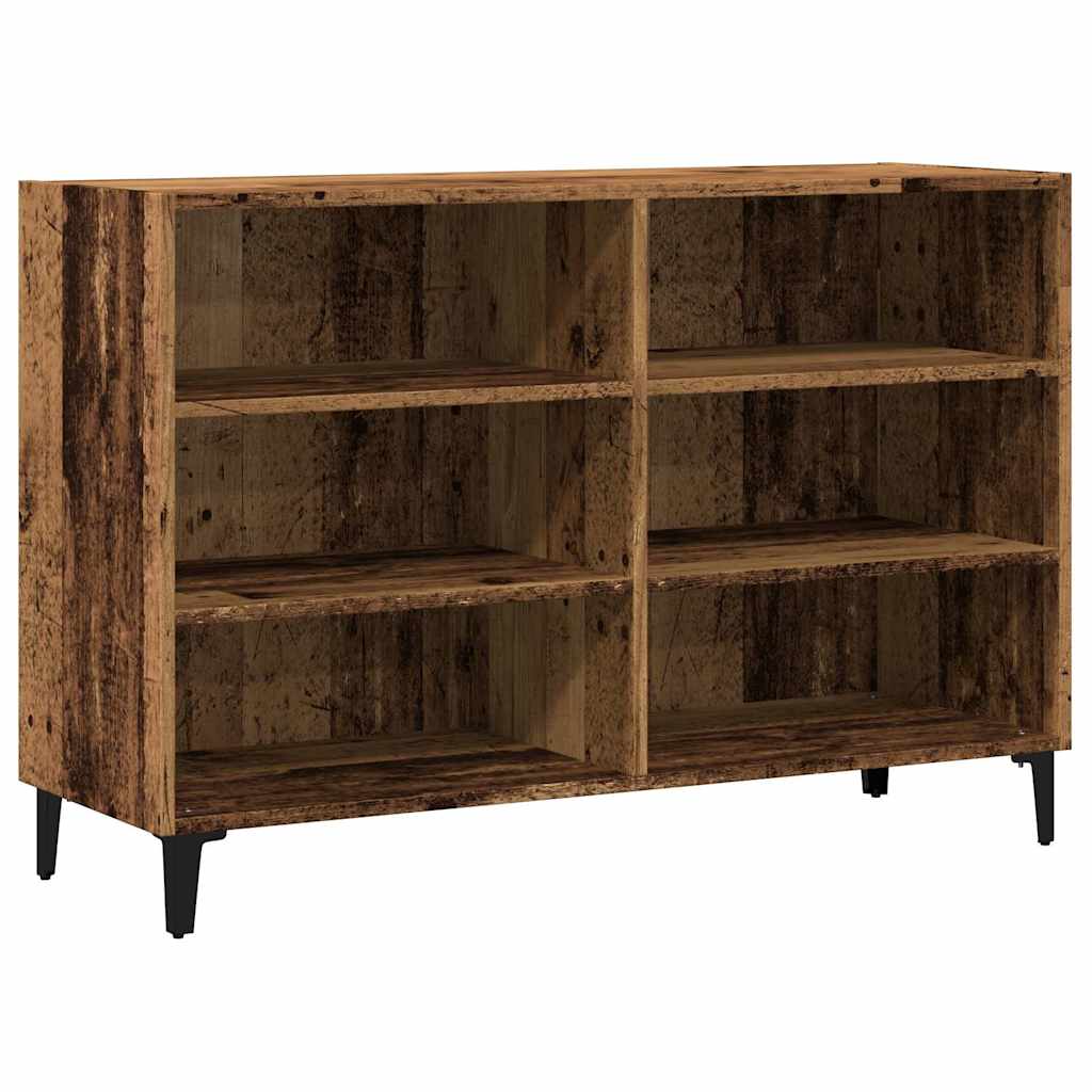 vidaXL Szafka, stare drewno, 103,5x35x70 cm, materiał drewnopochodny