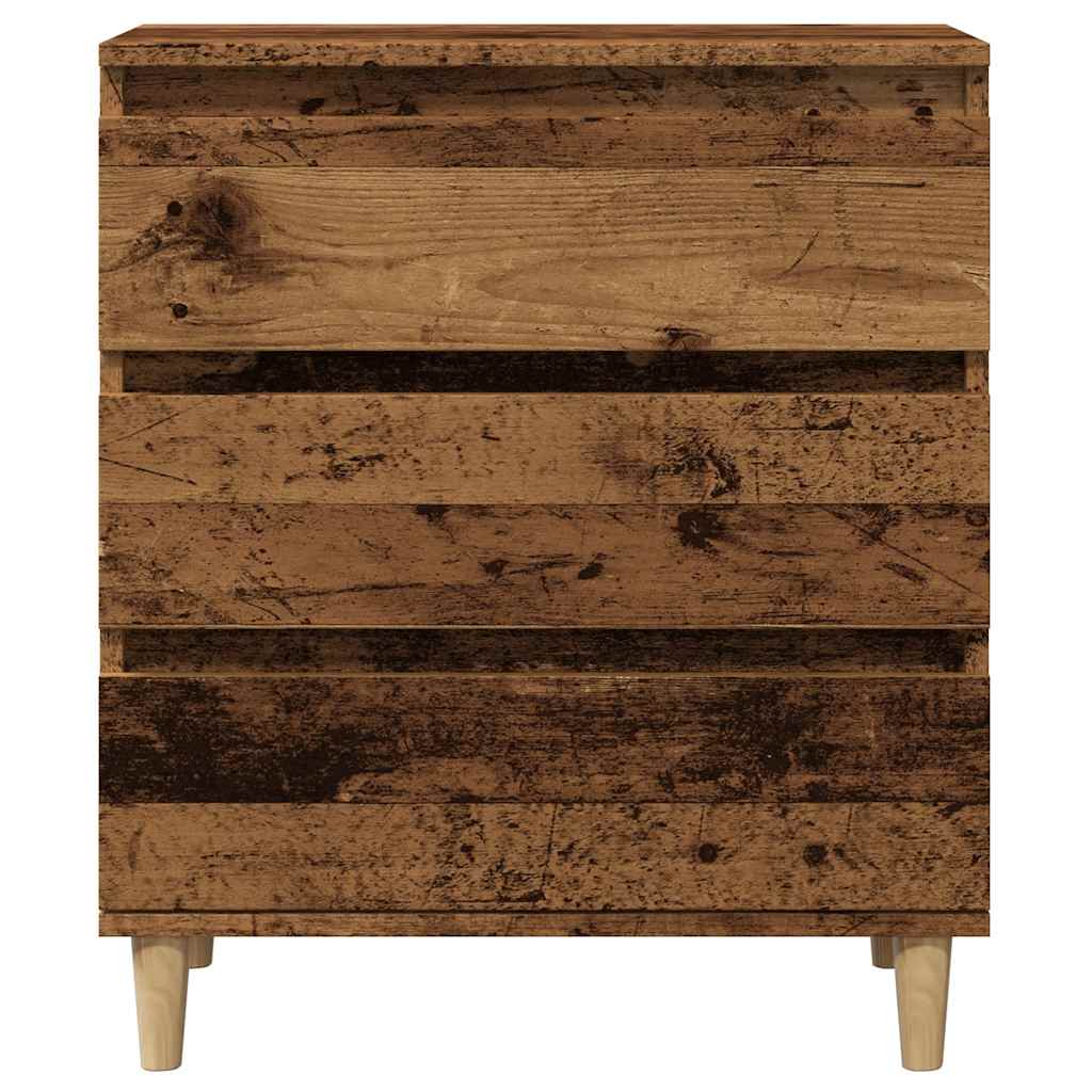 vidaXL Komoda, stare drewno, 60x35x70 cm, materiał drewnopochodny