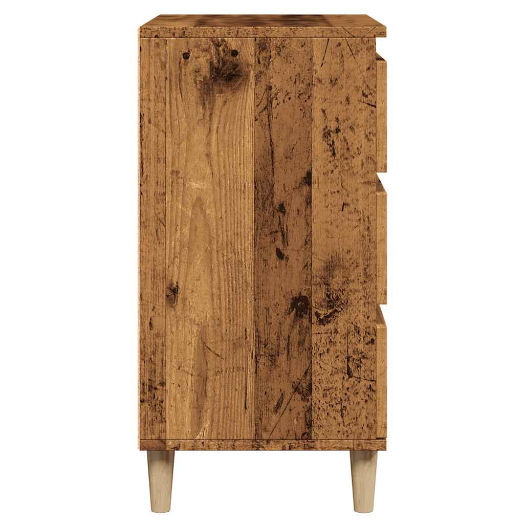 vidaXL Komoda, stare drewno, 60x35x70 cm, materiał drewnopochodny