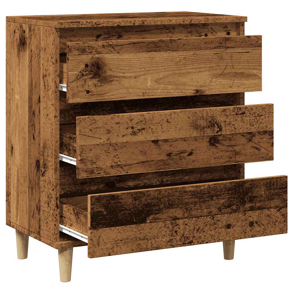 vidaXL Komoda, stare drewno, 60x35x70 cm, materiał drewnopochodny