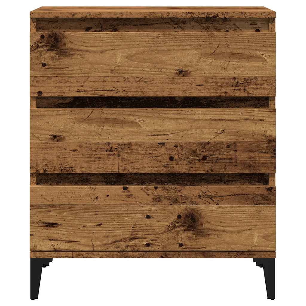 vidaXL Komoda, stare drewno, 60x35x70 cm, materiał drewnopochodny